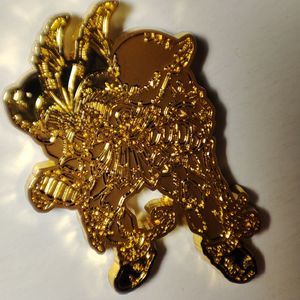 Yugioh Exodia Gold Enamel Pin Official Konami Anime Collectible Lapel Badge